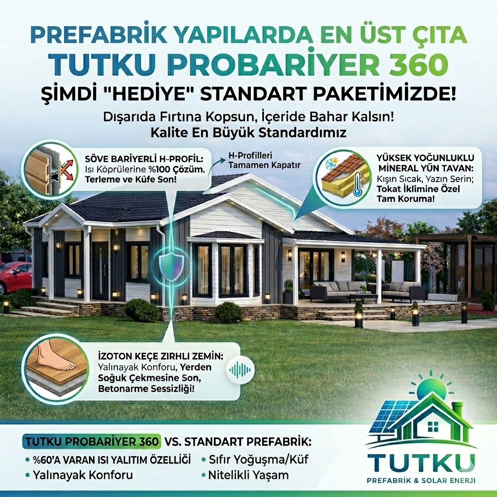 Tutku Probariyer 360 - Prefabrik yapılarda en üst çıta yalıtım sistemi